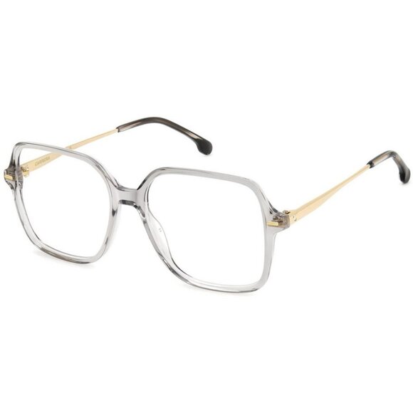 NEW SQUARE CARRERA 3038 0KB7 00 WOMEN EYEGLASSES CARRERA GREY CLEAR EYEWEAR - Picture 1 of 3